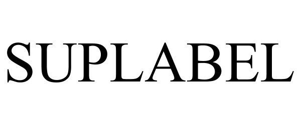 Trademark Logo SUPLABEL