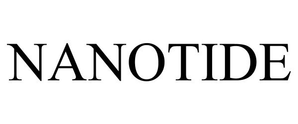 Trademark Logo NANOTIDE
