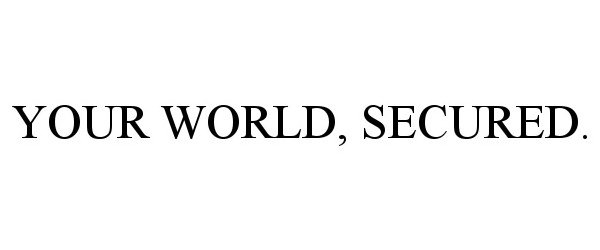  YOUR WORLD, SECURED.
