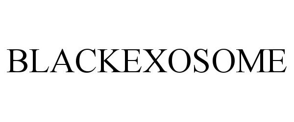 Trademark Logo BLACKEXOSOME