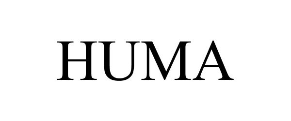 Trademark Logo HUMA
