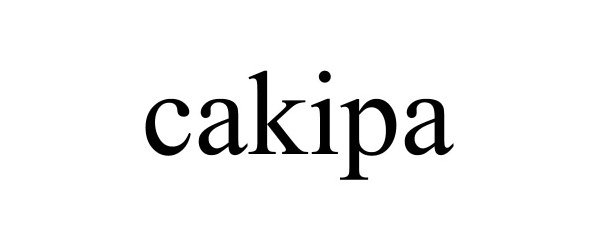 Trademark Logo CAKIPA