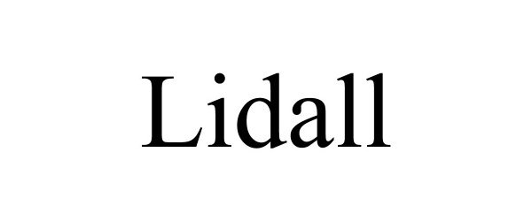 Trademark Logo LIDALL