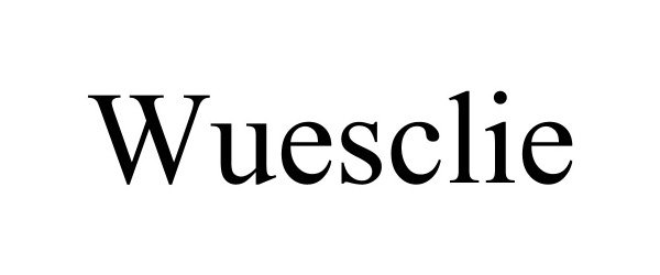 Trademark Logo WUESCLIE