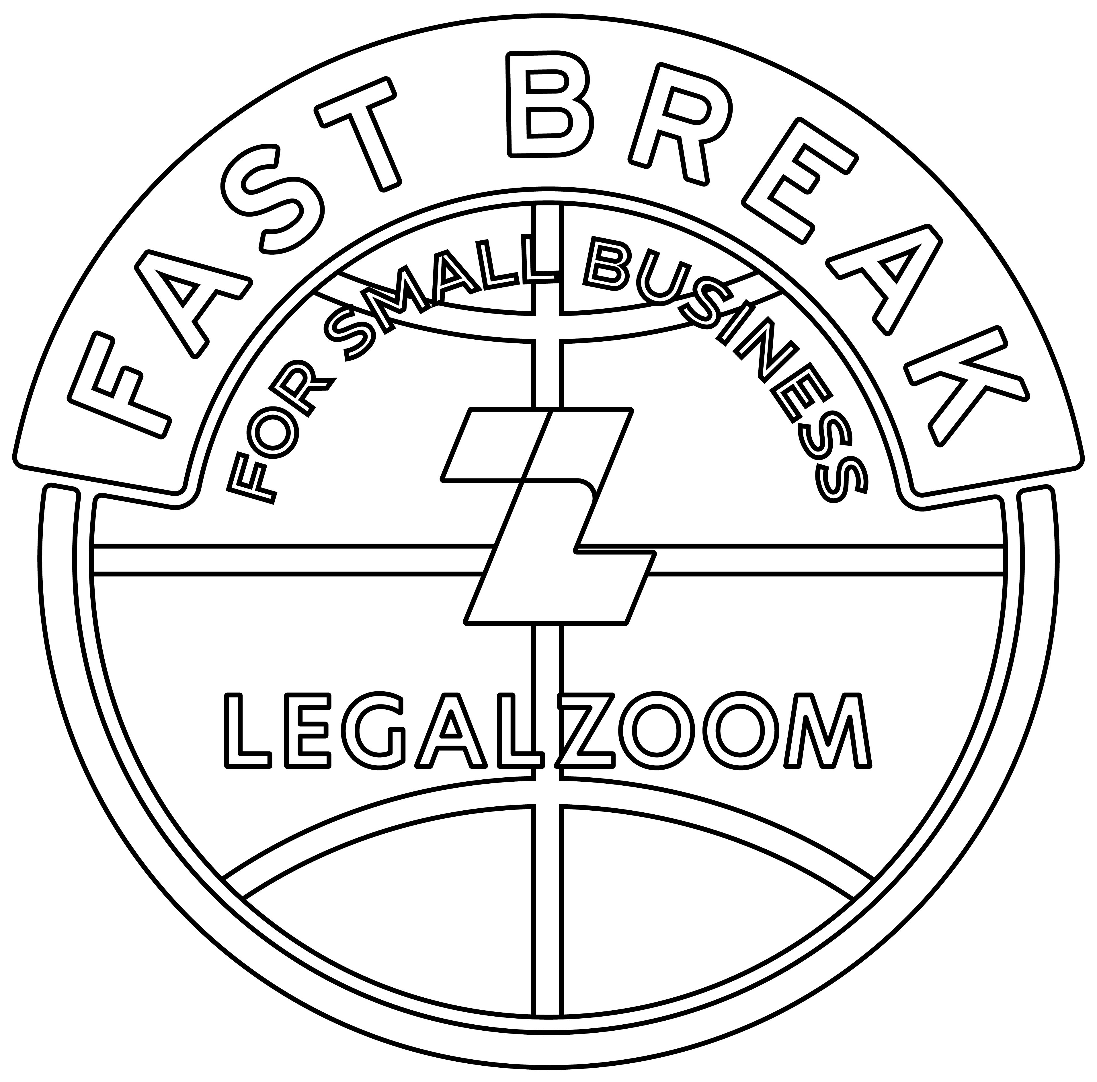 Trademark Logo FAST BREAK FOR SMALL BUSINESS LZ LEGALZOOM