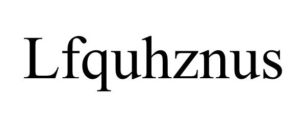 Trademark Logo LFQUHZNUS