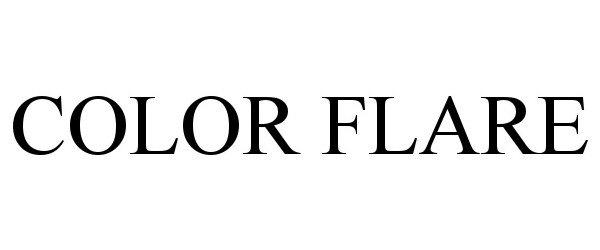 Trademark Logo COLOR FLARE