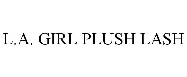  L.A. GIRL PLUSH LASH