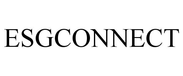 Trademark Logo ESGCONNECT