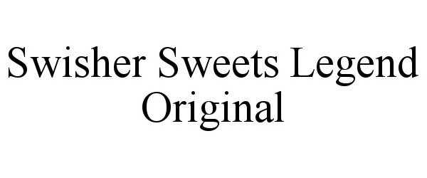 Trademark Logo SWISHER SWEETS LEGEND ORIGINAL