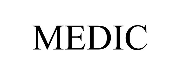 Trademark Logo MEDIC