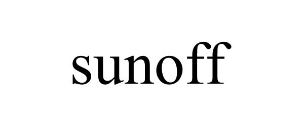 Trademark Logo SUNOFF