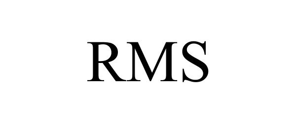 Trademark Logo RMS