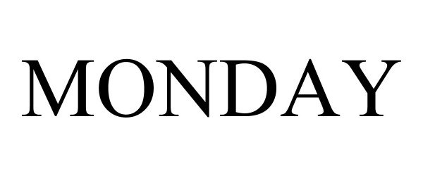 Trademark Logo MONDAY
