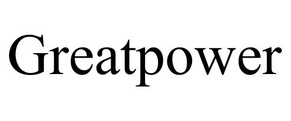 Trademark Logo GREATPOWER