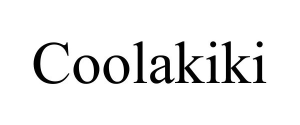 Trademark Logo COOLAKIKI