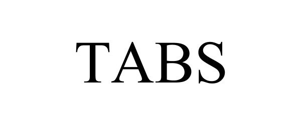 Trademark Logo TABS