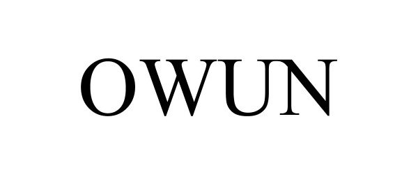 Trademark Logo OWUN