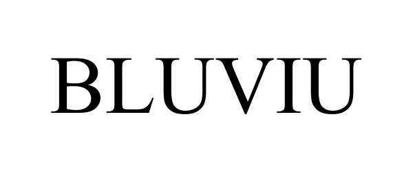 Trademark Logo BLUVIU