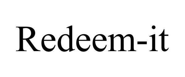 Trademark Logo REDEEM-IT