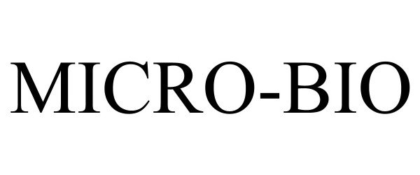 Trademark Logo MICRO-BIO