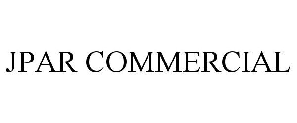 Trademark Logo JPAR COMMERCIAL