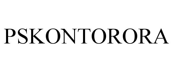 Trademark Logo PSKONTORORA