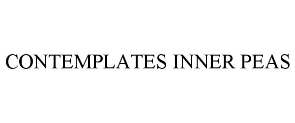 Trademark Logo CONTEMPLATES INNER PEAS