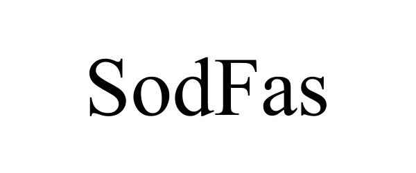 Trademark Logo SODFAS