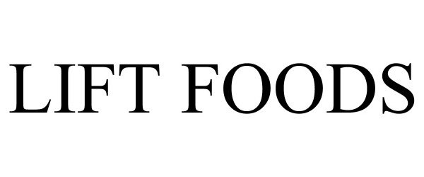 Trademark Logo LIFT FOODS