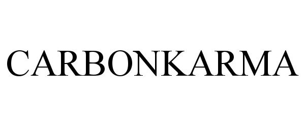 Trademark Logo CARBONKARMA