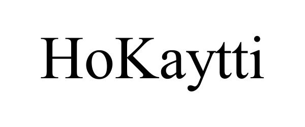 Trademark Logo HOKAYTTI