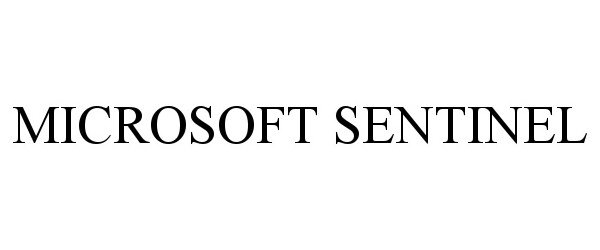 Trademark Logo MICROSOFT SENTINEL