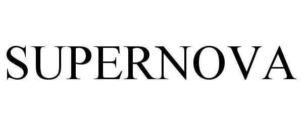 Trademark Logo SUPERNOVA