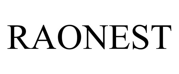 Trademark Logo RAONEST