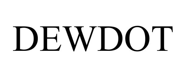 Trademark Logo DEWDOT