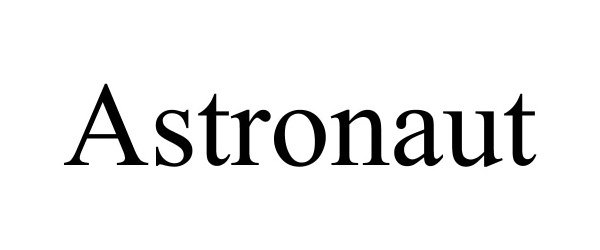 Trademark Logo ASTRONAUT