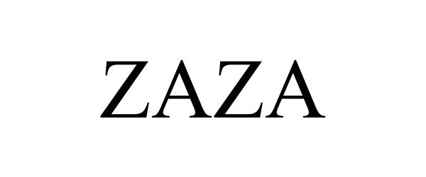 Trademark Logo ZAZA