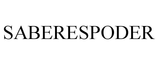 Trademark Logo SABERESPODER