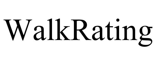 Trademark Logo WALKRATING
