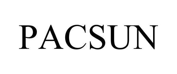 Trademark Logo PACSUN