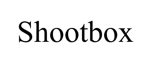 Trademark Logo SHOOTBOX