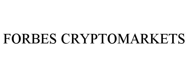 Trademark Logo FORBES CRYPTOMARKETS