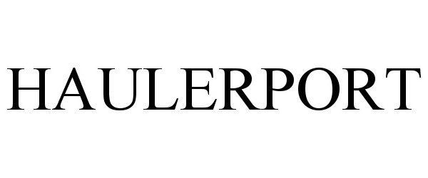 Trademark Logo HAULERPORT