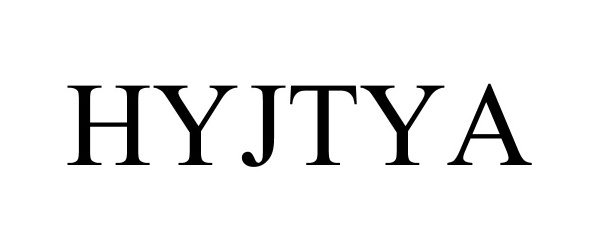 Trademark Logo HYJTYA