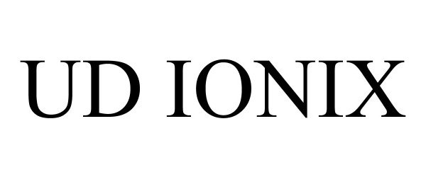 Trademark Logo UD IONIX