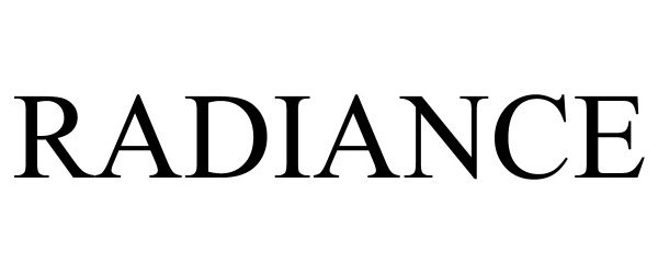 Trademark Logo RADIANCE