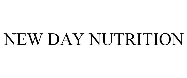  NEW DAY NUTRITION