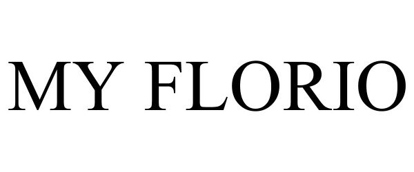 Trademark Logo MY FLORIO