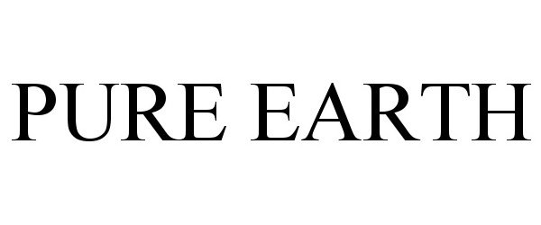 Trademark Logo PURE EARTH